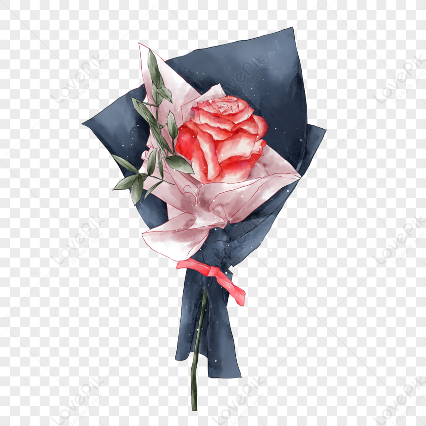 Ramo De Rosas Para El Día De San Valentín Para El Día De La Mujer PNG  Imágenes Gratis - Lovepik