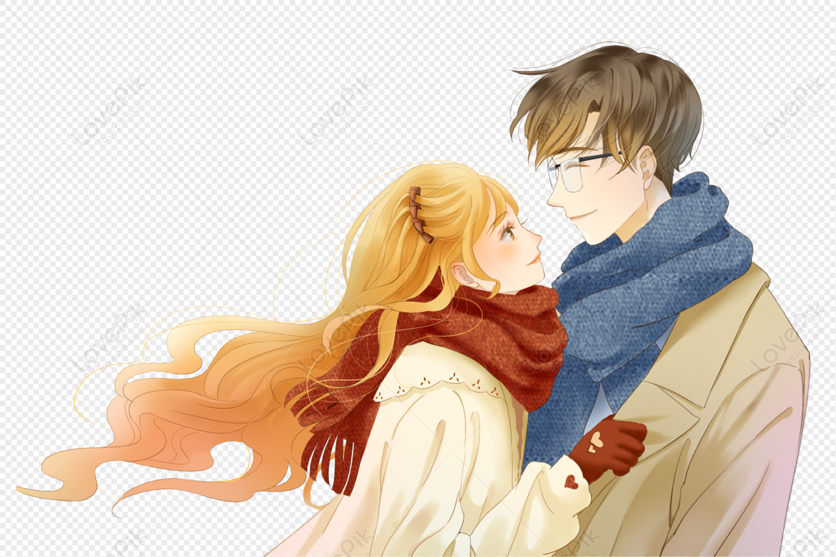 Beautiful Cartoon Couple Images, HD Pictures For Free Vectors Download -  