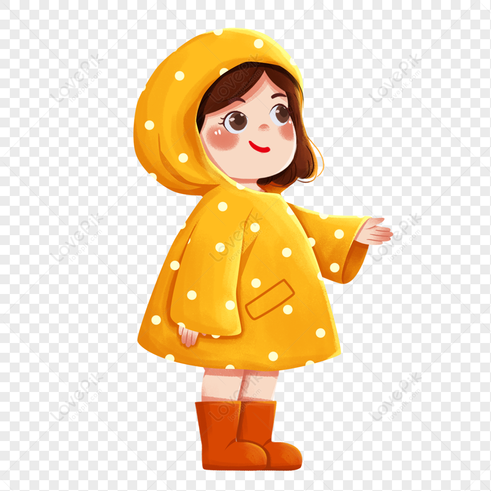 Girl in hot sale duck raincoat