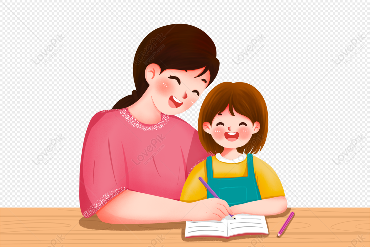 Accompany children to write homework, tutor, accompaniing, and homework png image