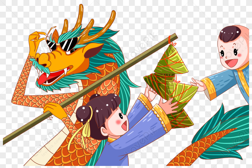 Dragon Dumplings And Children PNG Image And Clipart Image For Free ...