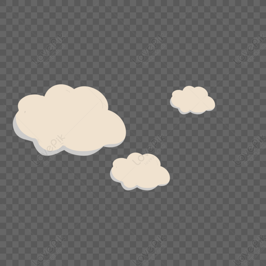 Cloud Hand Drawn Cartoon Brown Free PNG And Clipart Image For Free Download  - Lovepik | 611709059
