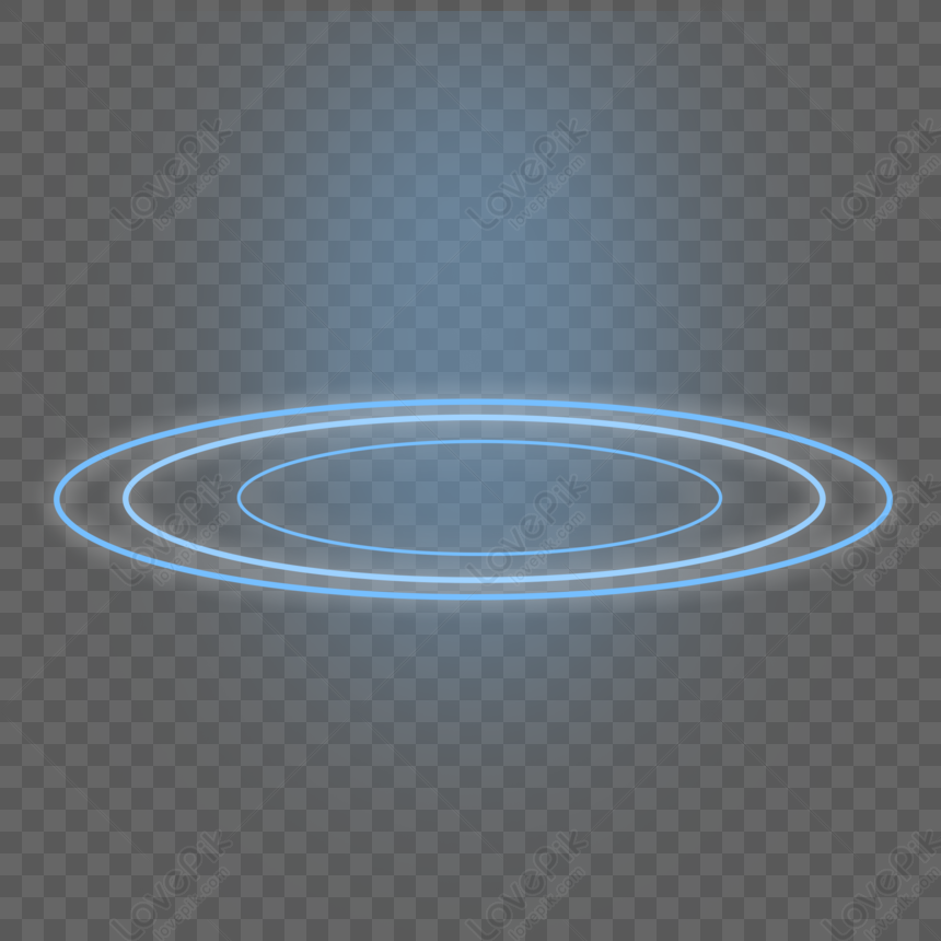 Light Blue Refreshing Stage Ring Light PNG Free Download And Clipart Image  For Free Download - Lovepik | 611700413