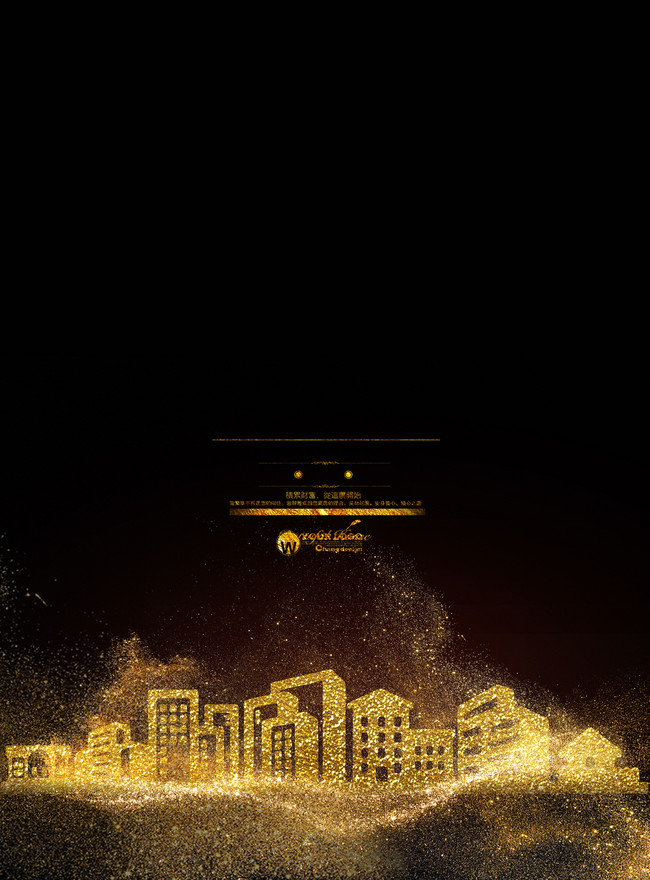 Black Gold Atmosphere High End Real Estate Posters Design Download Free | Poster  Background Image on Lovepik | 400150744