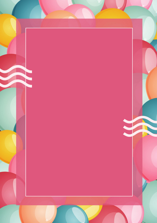Bầu không khí sinh nhật tràn ngập trong sắc hồng tươi trên nền trắng. Hãy xem hình ảnh này để tìm thêm những ý tưởng sáng tạo để trang trí bữa tiệc sinh nhật của bạn một cách hoàn hảo!