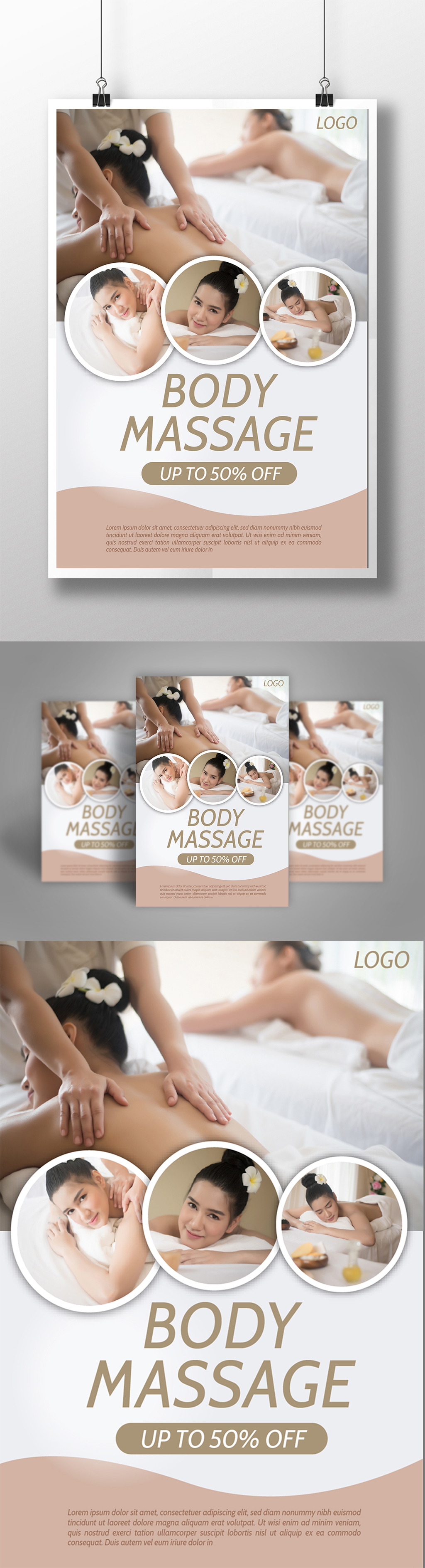 spa flyer templates free download