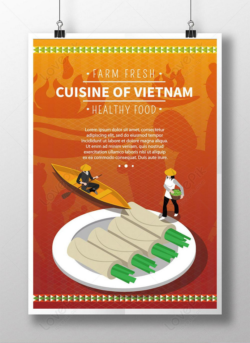 Vietnam Food Poster Template Image Picture Free Download 450023241 Lovepik Com