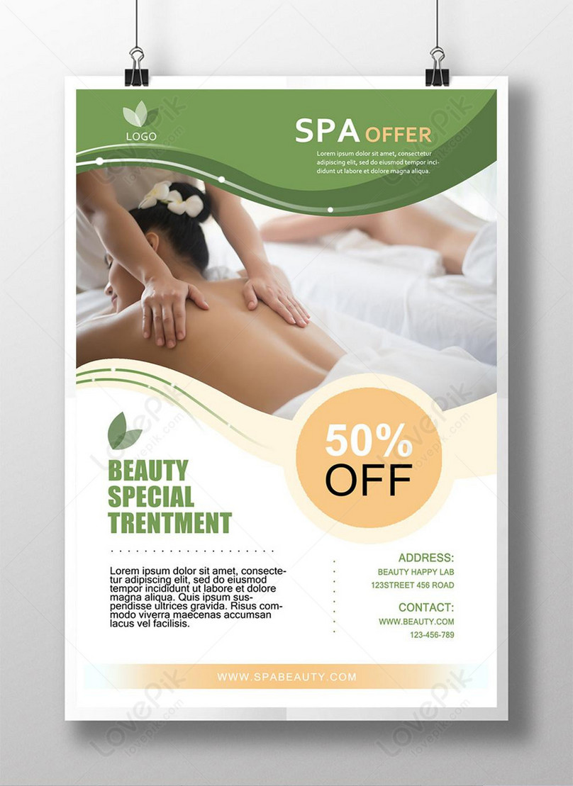 Ups Smadre ulækkert Beauty spa promotion poster template image_picture free download  450023355_lovepik.com