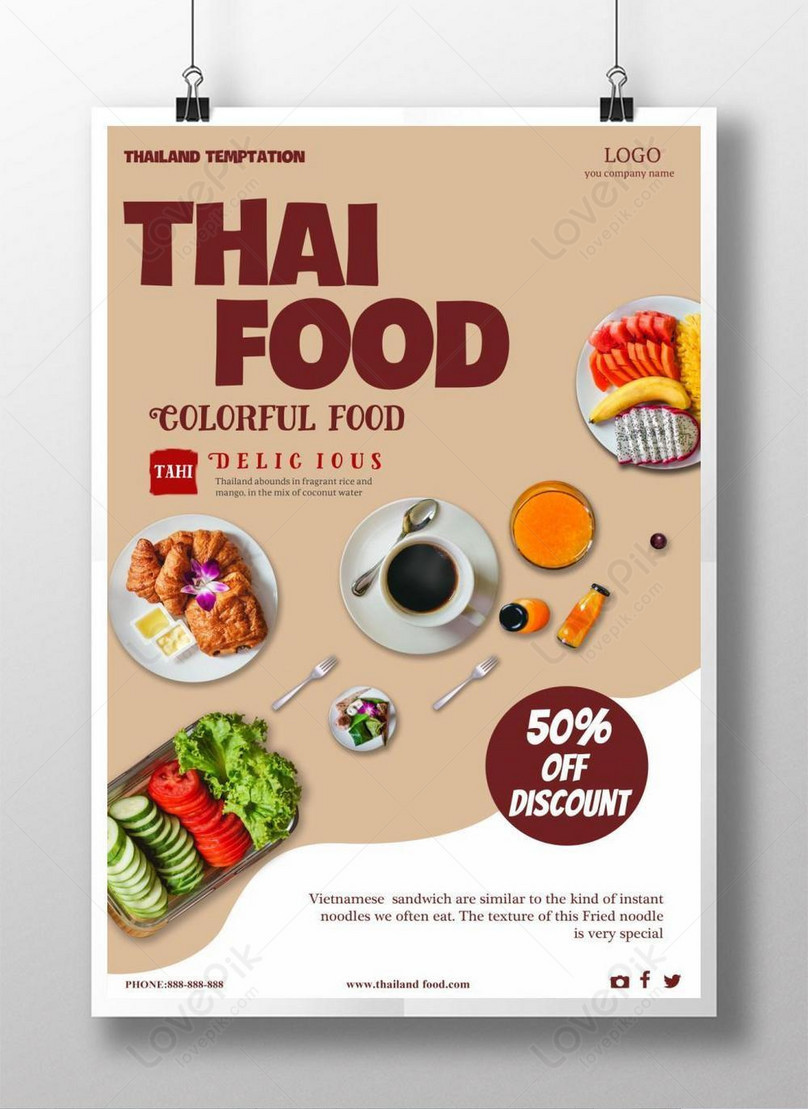Simple And Fresh And Generous Food Poster Template Image Picture Free Download 450023462 Lovepik Com