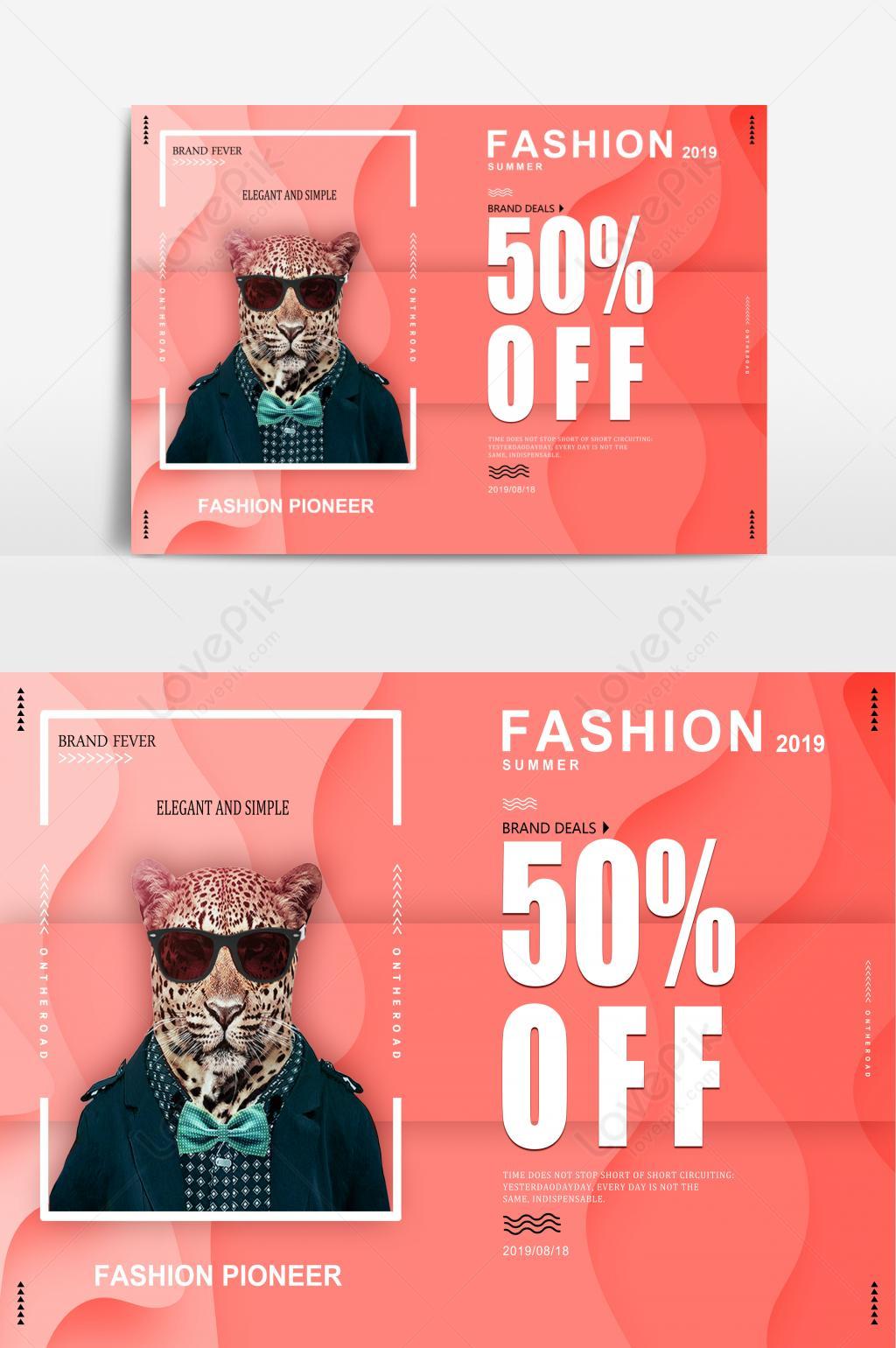 50 Off Fashion Colorful Event Banner Template Image Picture Free Download Lovepik Com