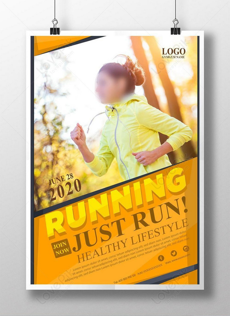 Yellow Sport Flyer Poster Template Image Picture Free Download Lovepik Com