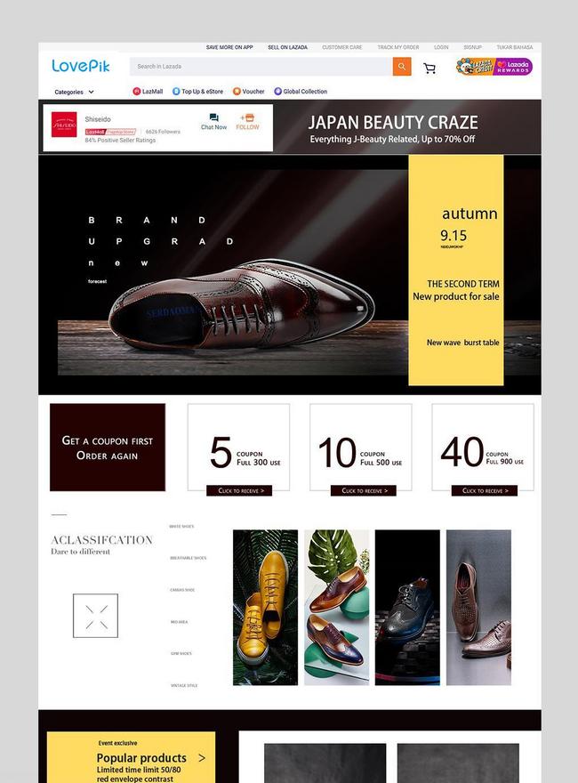 Lazada shoes promotion home design template image_picture free download ...