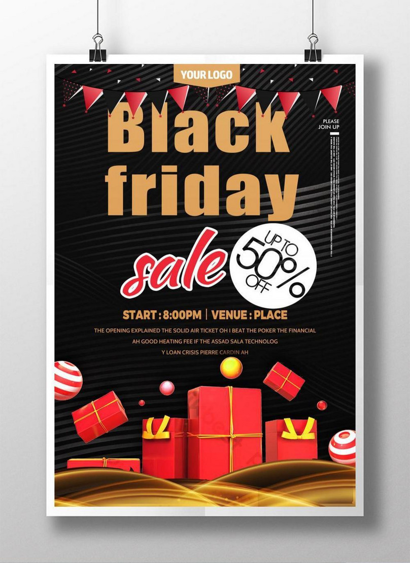 Black friday super big promotion poster template image_picture free ...