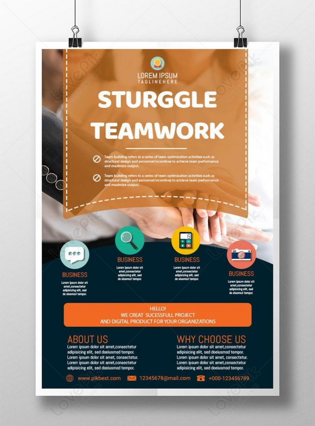 Template Modul Poster Desain Team Building Poster Untuk Diunduh Gratis ...