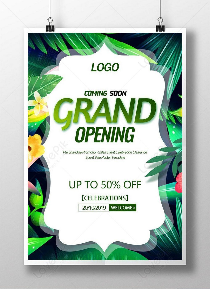 green-opening-celebration-discount-discount-promotional-sale-pos