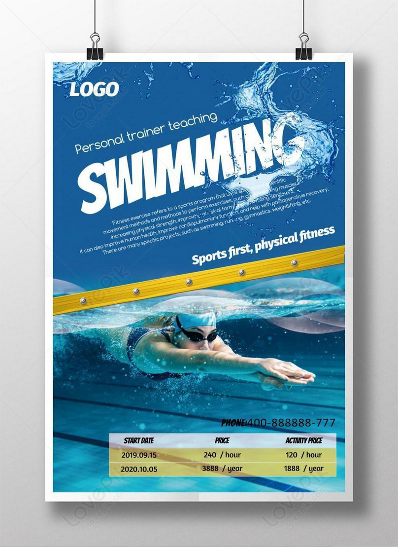 Blue Minimalist Style Swimming Club Enrollment Poster Template Image   35CpIkbEsT5bA  Master !detail808