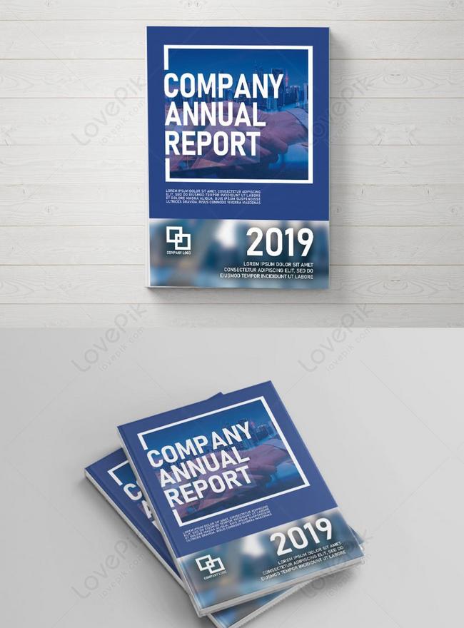 annual report cover design vector free download