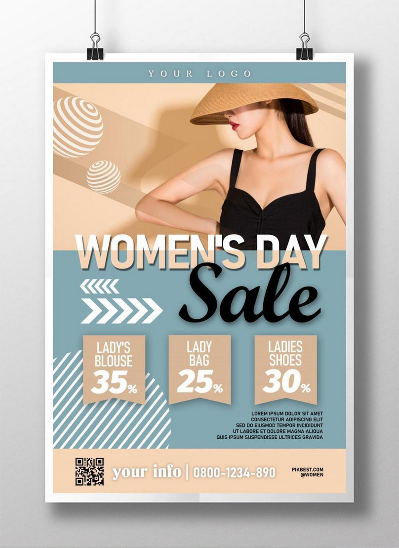 Elegant Women Day Sale Poster