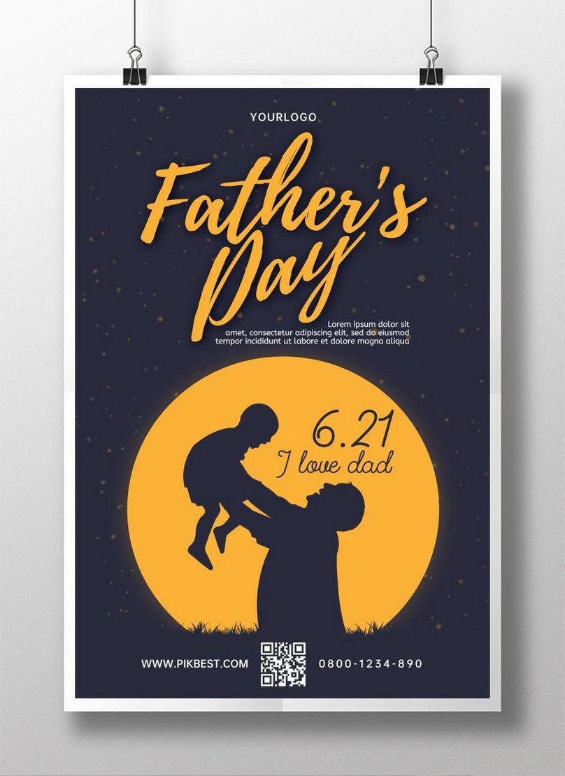 Fathers day 2024 poster ideas