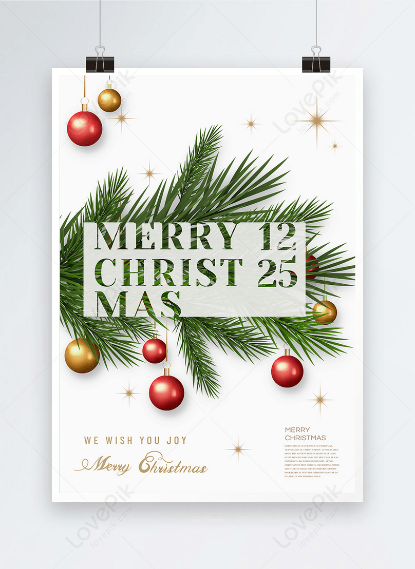 Simple merry christmas poster template image_picture free download Regarding Christmas Flyer Template Word