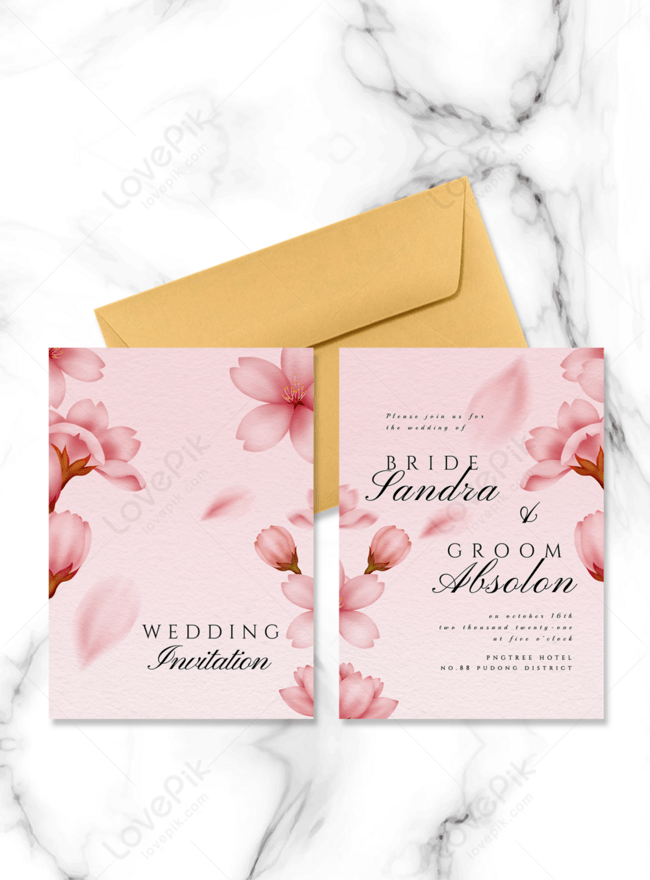Fashion And Modern Decoration Wedding Show Invitation Template Download on  Pngtree