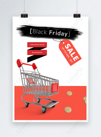 Crazy discount shopping cart poster, Panic buying,  shopping spree,  shopping cart template