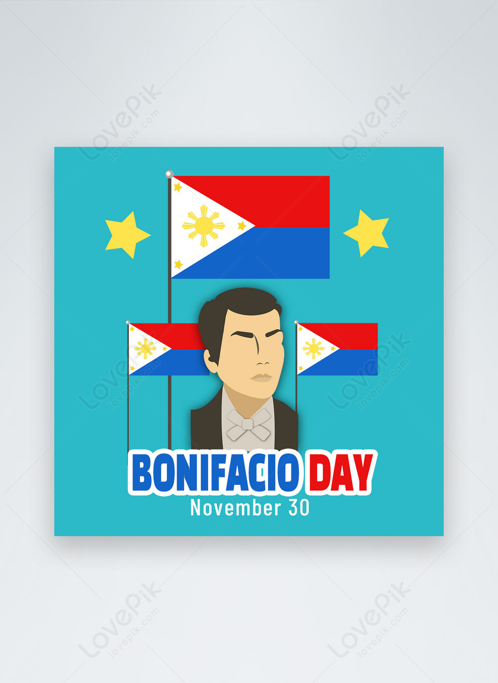 Bonifacio day three banners template image_picture free download