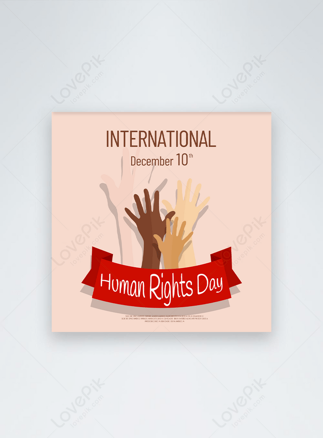 Publicación En Redes Sociales Del Día Internacional De Los Derechos Humanos  De Estilo De Dibujos Animados | Descarga Plantilla de diseño PSD Gratuita -  Lovepik