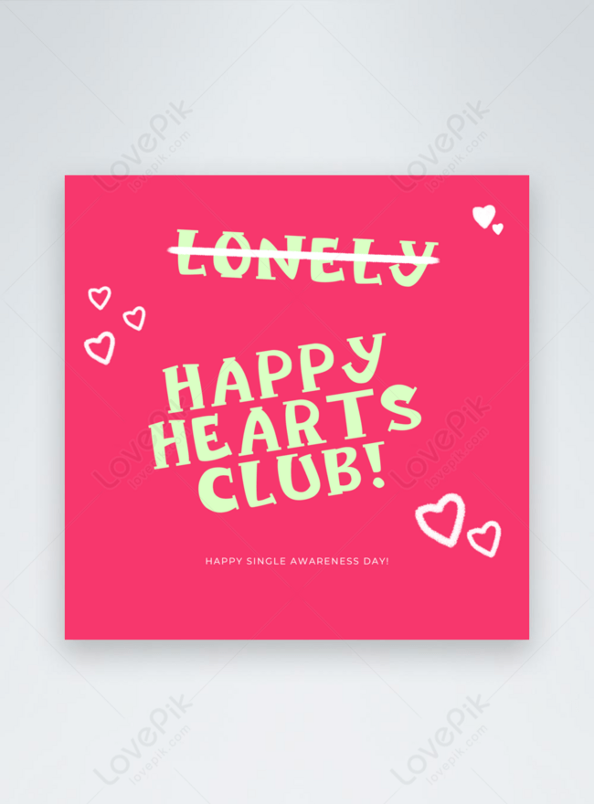 Publicación En Redes Sociales De Simple Pink Happy Club | Descarga  Plantilla de diseño PSD Gratuita - Lovepik