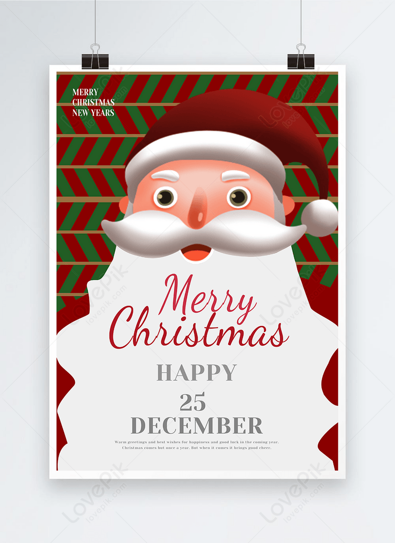 Cartel De Tarjeta De Santa Claus De Dibujos Animados | Descarga Plantilla  de diseño PSD Gratuita - Lovepik