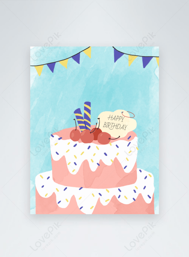 Birthday Cake Happy Birthday Card Template, birthday cake templates, cake templates, birthday