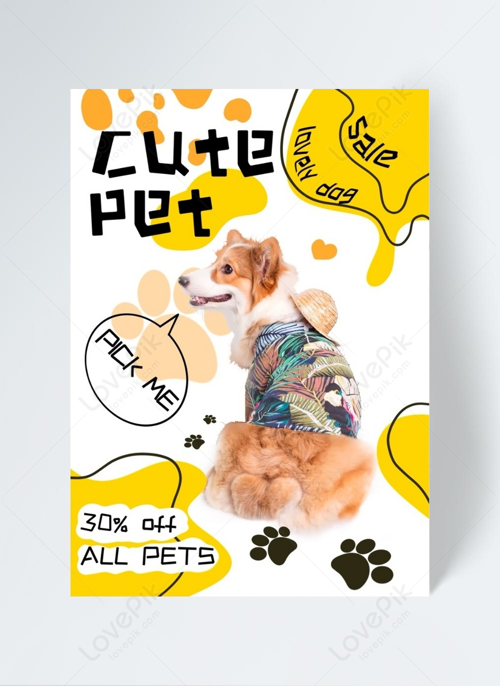 Pet promotion flyer template image_picture free download 465899097 ...