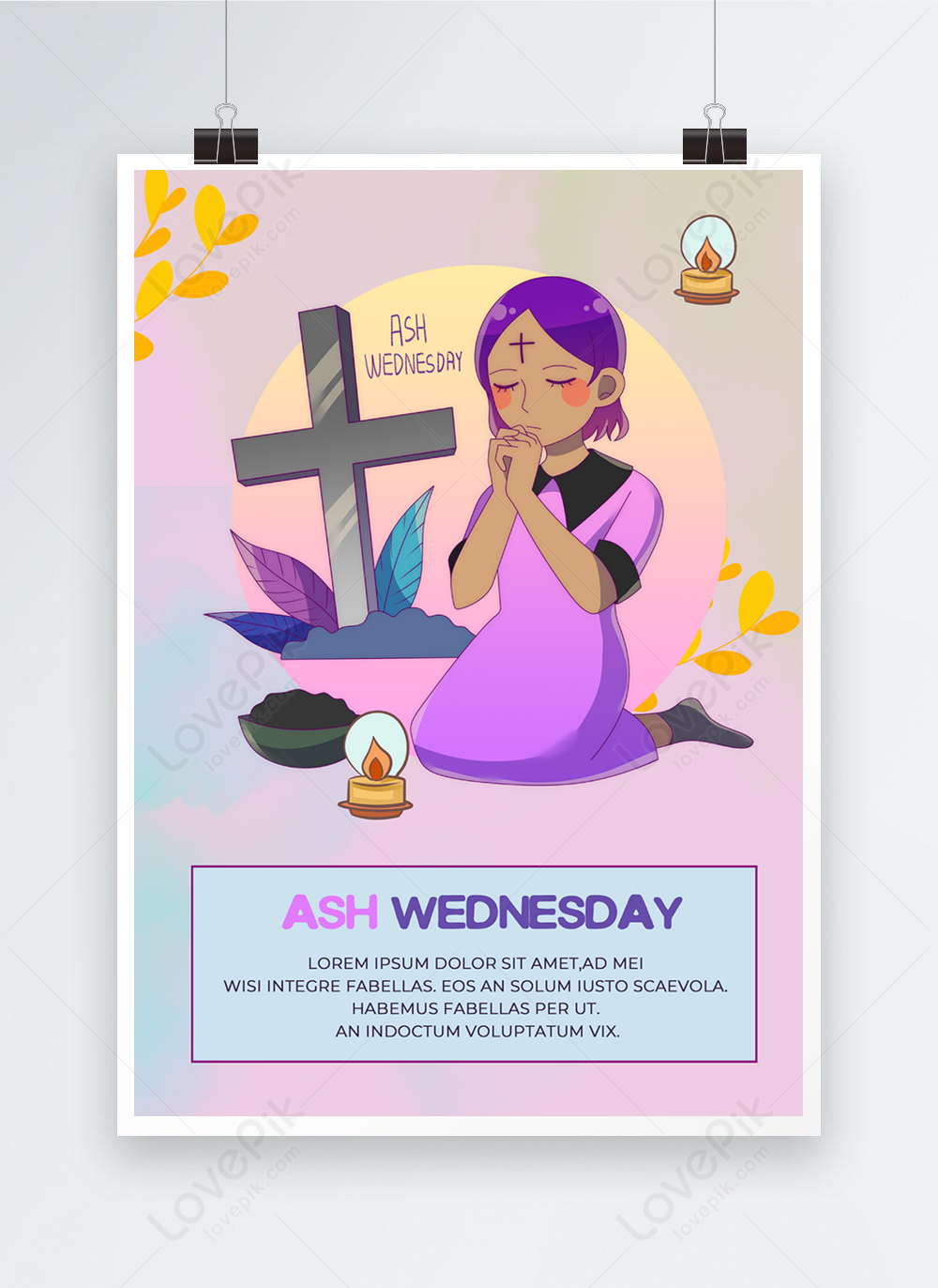Miercoles De Ceniza - Ash Wednesday Spanish Text - Christian Tradition  Stock Vector - Illustration of humility, label: 108682699