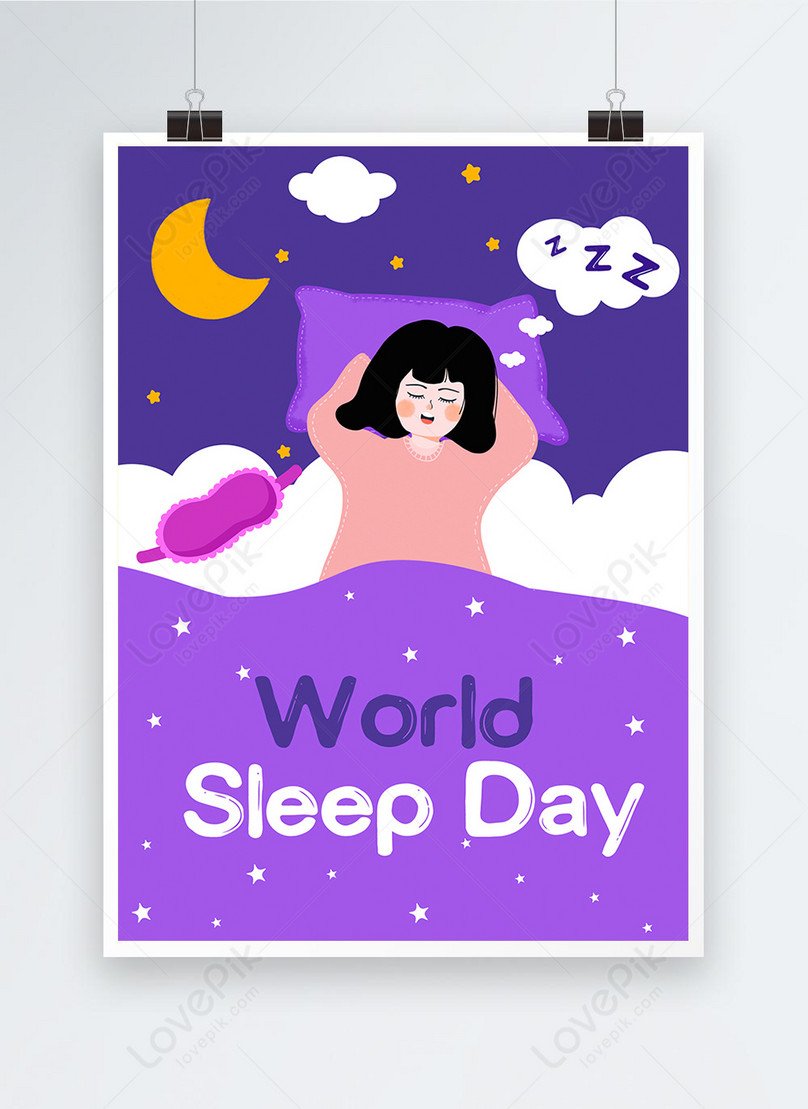 Mẫu Purple Simple Cartoon Fun World Day Day Poster Với Thiết Kế Chuyên  Nghiệp