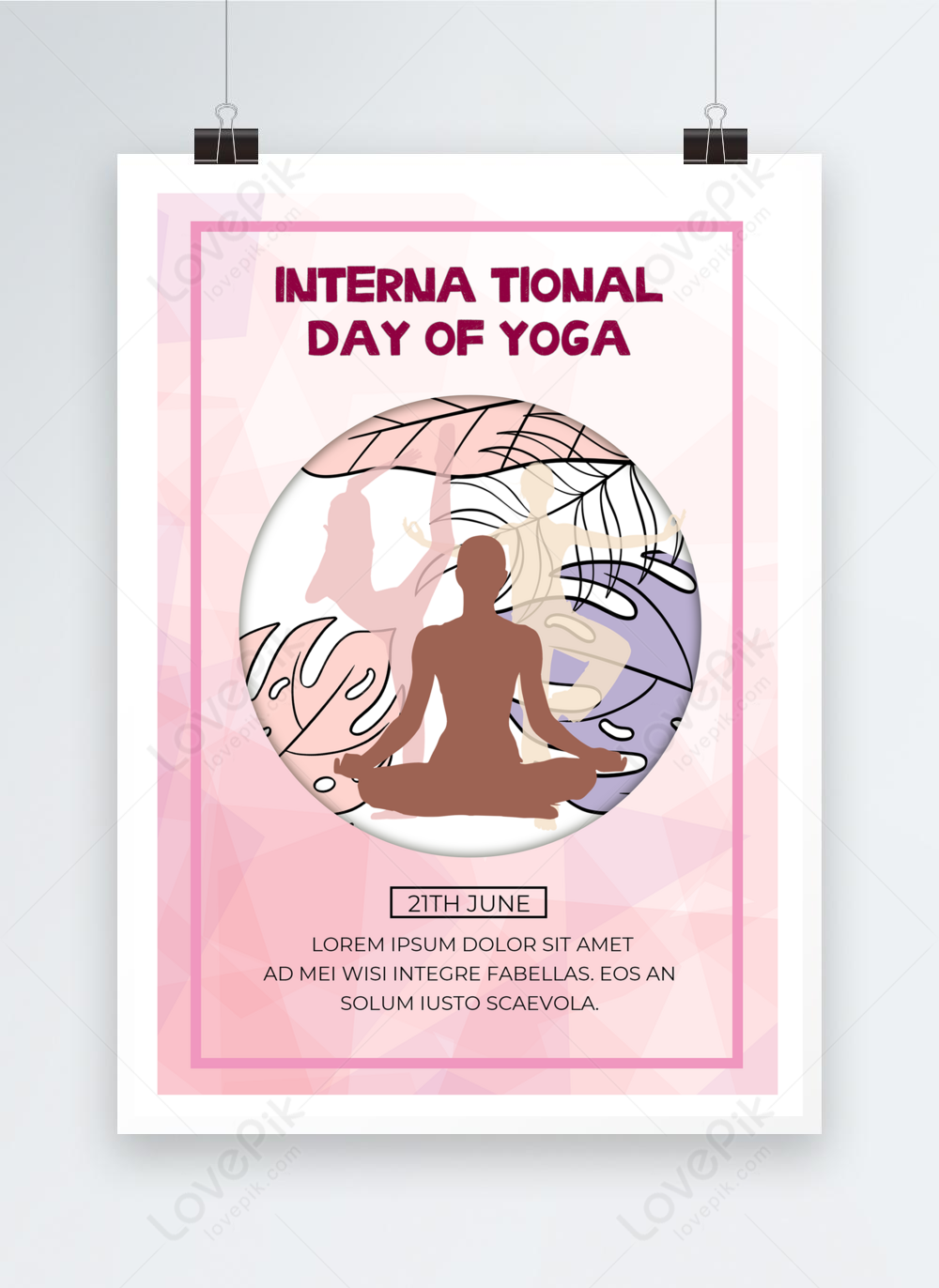 International yoga day text png free download