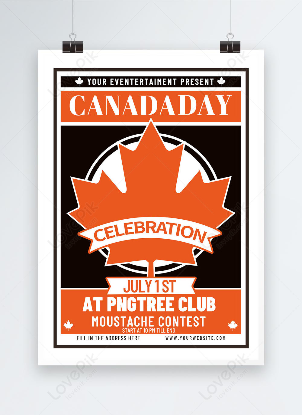 Canada day template poster template image_picture free download ...