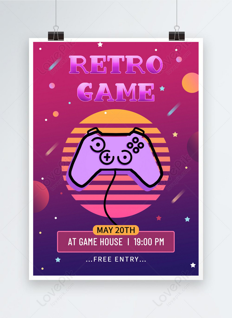 High end creative cartoon light effect game poster template image_picture  free download 466276429_lovepik.com