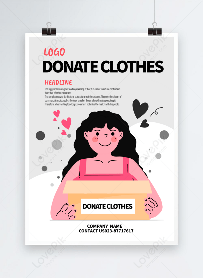 donation poster templates