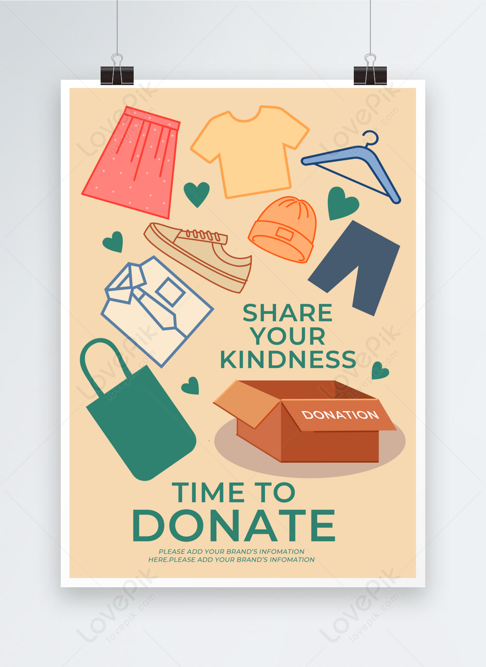 Cartel De Folleto De Donación Caritativa De Ropa | Descarga Plantilla de  diseño PSD Gratuita - Lovepik