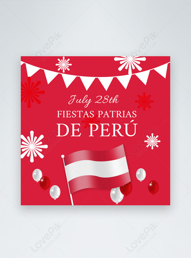 Diseño Gráfico Del Día De La Independencia Del Perú | Descarga ...