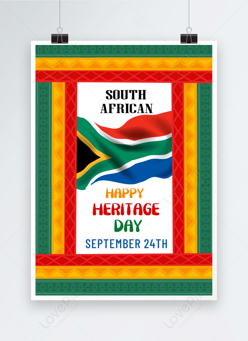 Classic south african heritage festival flyer template image_picture ...