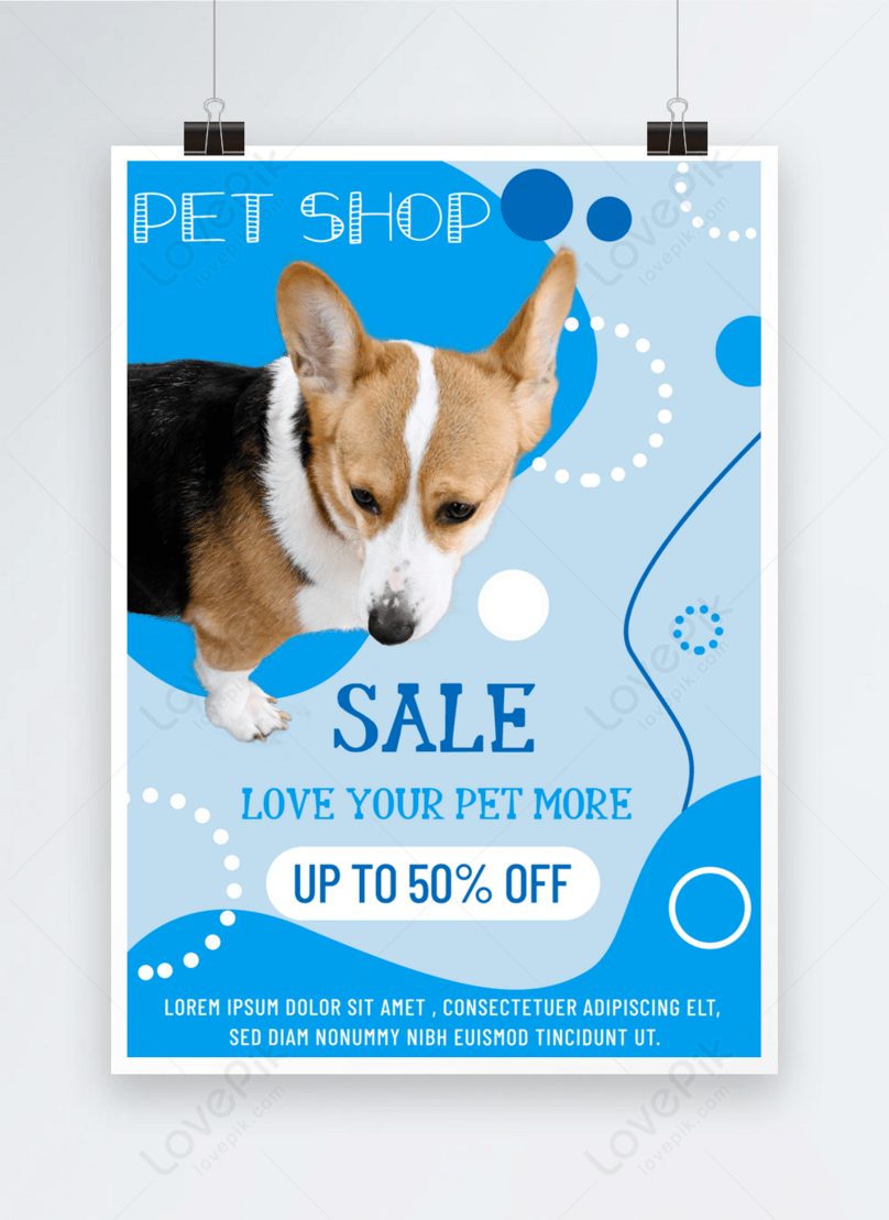 Cute pet product promotion poster template image_picture free ...