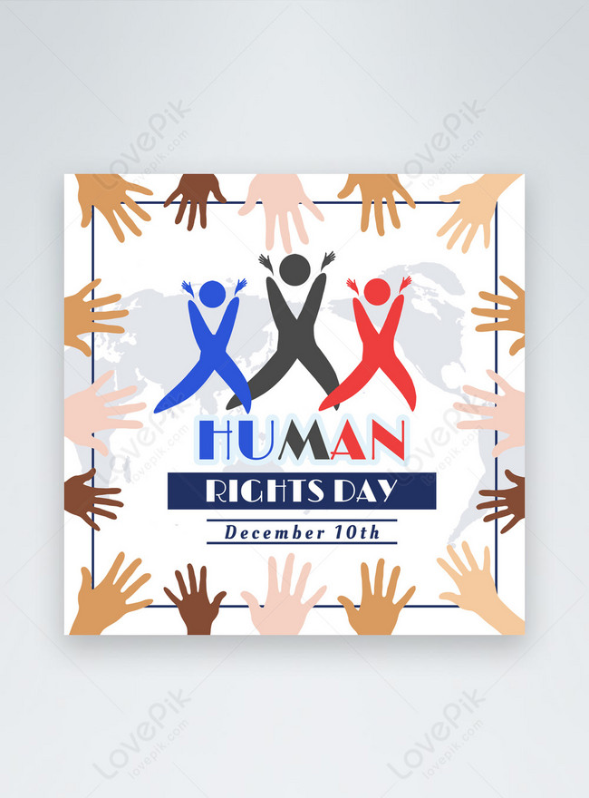 International human rights creative social media poster template  image_picture free download 