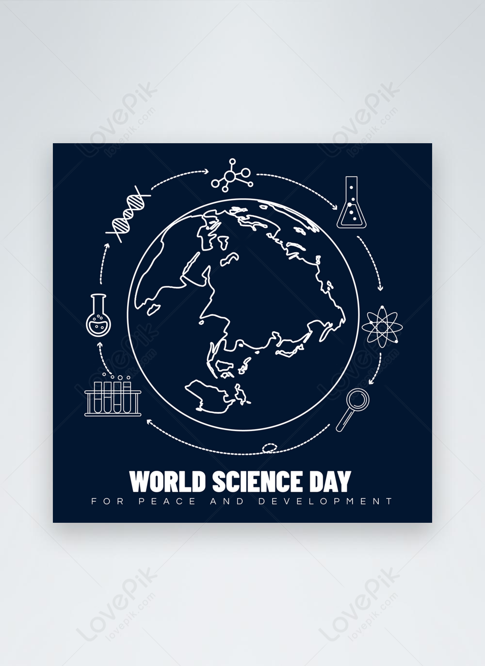 World Science Day Poster 830864 Vector Art at Vecteezy