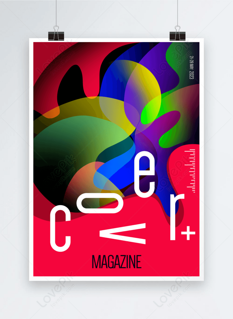 Revista De Portada Abstracta De Fluidos Multicolor | Descarga Plantilla de  diseño PSD Gratuita - Lovepik