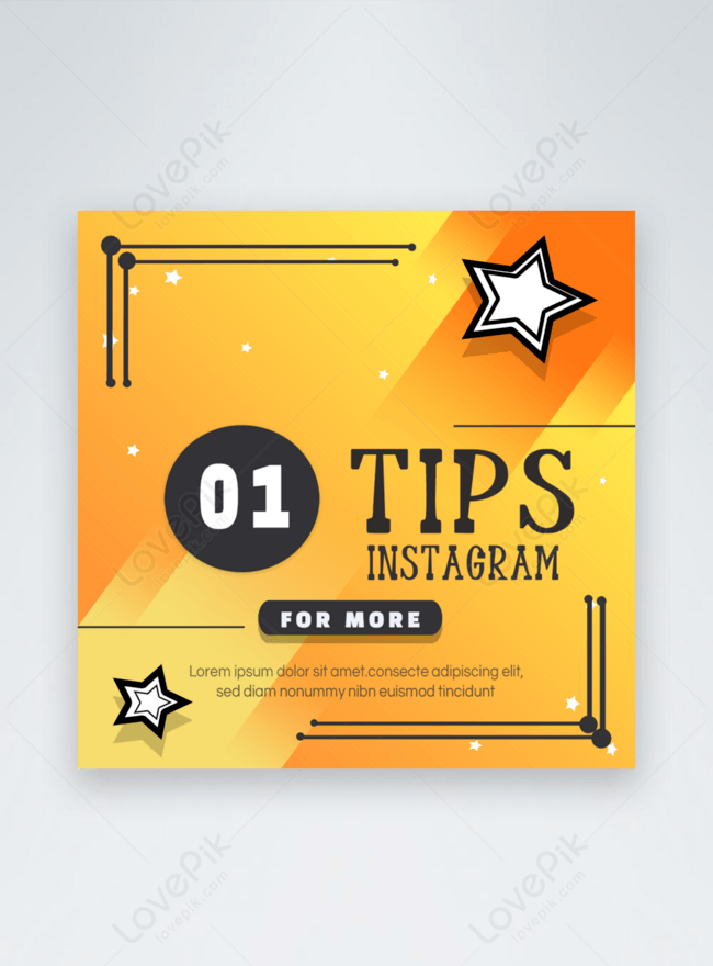 Prompt instagram post collection yellow background geometry template  image_picture free download 