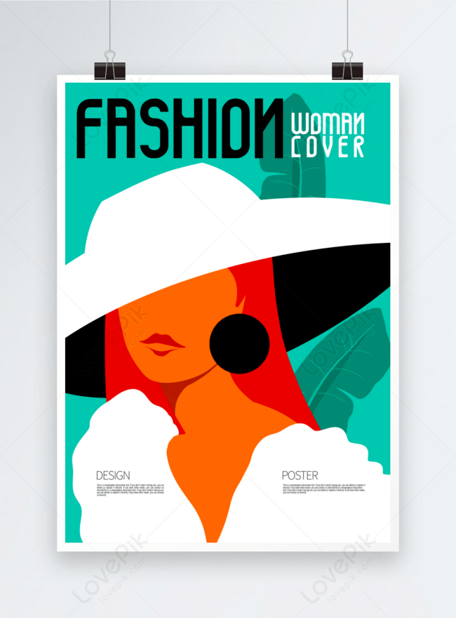 Template Poster Abstrak Dari Cover Majalah Fashion Untuk Diunduh Gratis Lovepik 