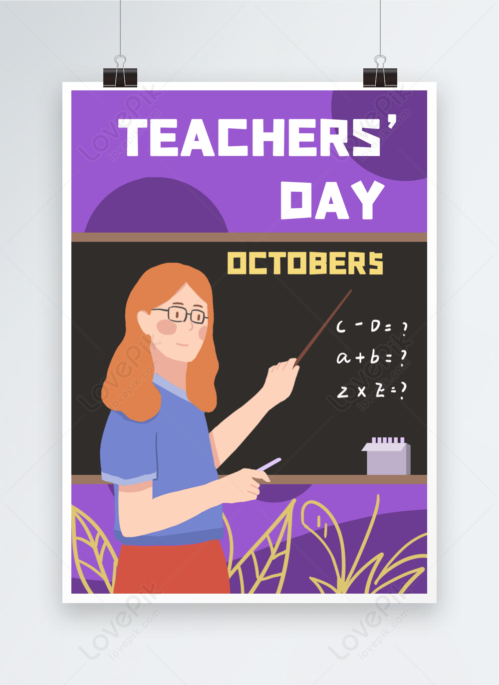 teachers-holiday-purple-cartoon-banner-poster-template-image-picture