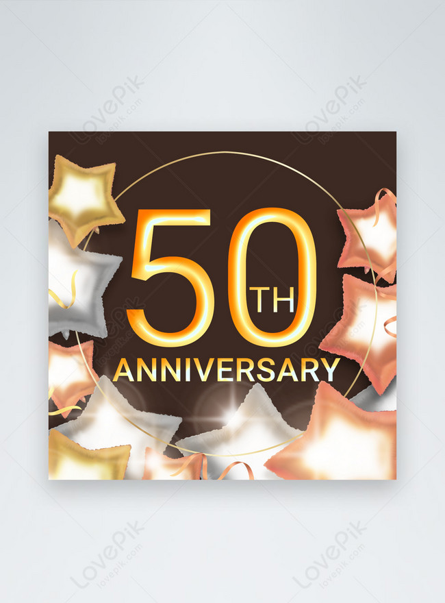 Portada Del Banner De Invitación Para El 50º Aniversario | Descarga  Plantilla de diseño PSD Gratuita - Lovepik