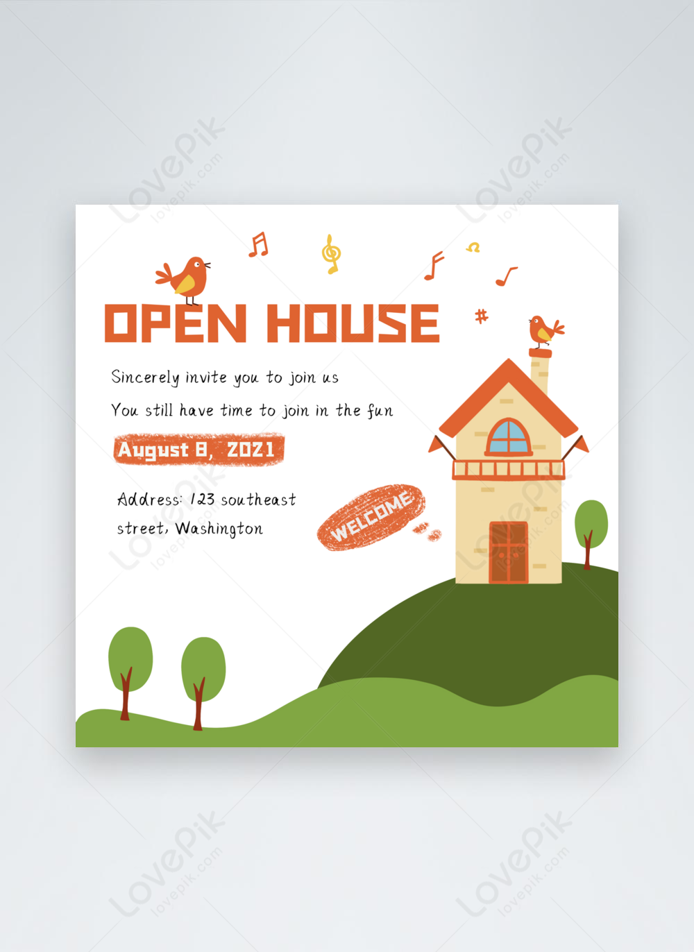 House open day invitation template image_picture free download ...